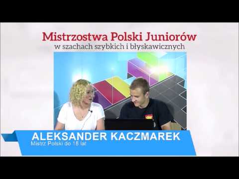 Mistrz Polski w szachach szybkich - Alekander Kaczmarek