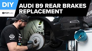 Audi A4 Rear Brake Rotor & Pad Replacement DIY (2017-2024 Audi B9 A4, A5, Sportback, Allroad)
