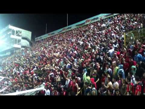 "Gloriosa #12 - Vamos Leones!" Barra: La 12 • Club: Alajuelense • País: Costa Rica