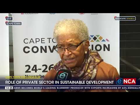 Former Liberia president attends inaugural Cape Town Conversation