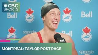 Taylor Ruck "excited to see whats to come" after performance on Day 3 of Canadian Swim Trials