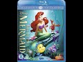 The Little Mermaid Diamond Edition UK Blu Ray Menu Walkthrough 2013