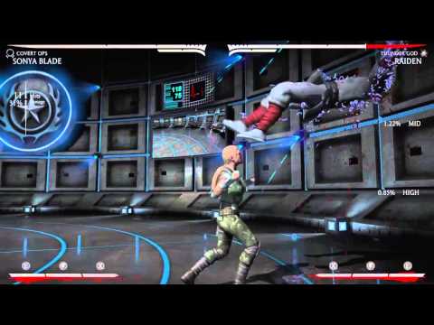 Sonya MKX Covert Ops 39% meterless corner combo