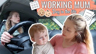 WORKING MUM DITL | Day In The Life Of A Working Mum of 2 | Part Time Working Mum of 2 Vlog UK 👜