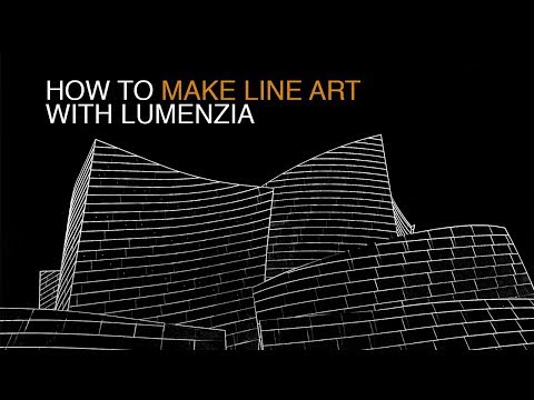 Make black and white line art with this cool trick