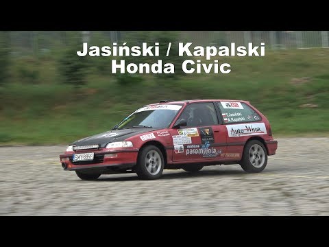 Szombierki Rally Cup 2019 - Runda 2 - Tomasz Jasiński / Aleksander Kapalski - Honda Civic