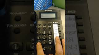 How to setup one touch on Panasonic KX-TS880MX
