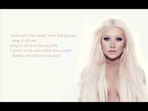 Christina Aguilera - Sing For Me (with lyrics)