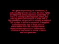 Black Red FBI Warnings 2003 2005