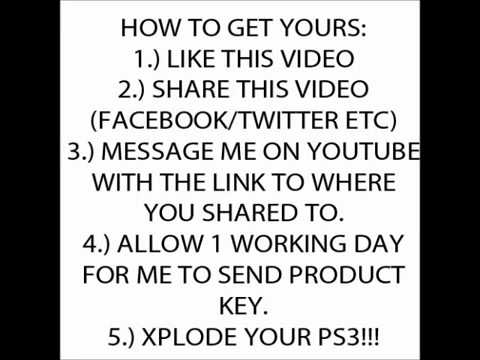 -FREE- XPLODER ULTIMATE EDITION PS3 PRODUCT KEY ----WORKING----
