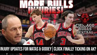 How Long Will Giddey & Buzelis Be Out? Bulls Road Trip Just Got Scary | Clock Ticking On AK?