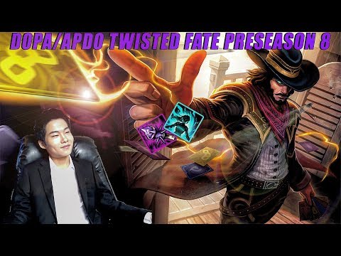 Dopa Apdo Smurf 90% Win Ratio TF vs Veigar Preseason 8 League of Legends Pro Gameplay Patch 7.23