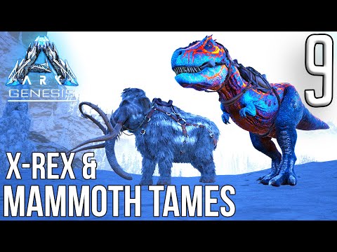 VOLCANO REX & MAMMOTH TAMING!! | Genesis - ARK: Survival Evolved Gameplay/Let's Play E9