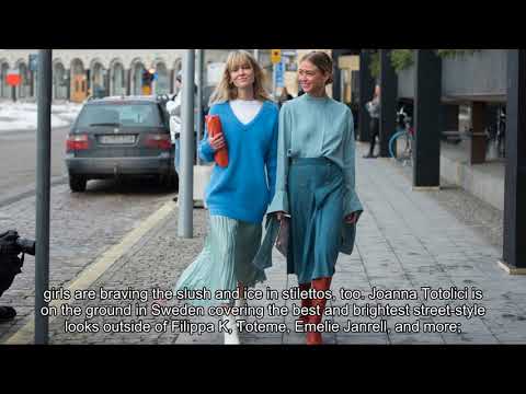 The Best Street Style from Stockholm Fashion Week Fall 2018