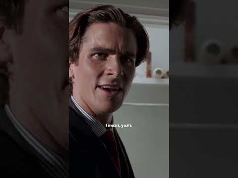 Creepiest scene in the film? #americanpsycho #patrickbateman