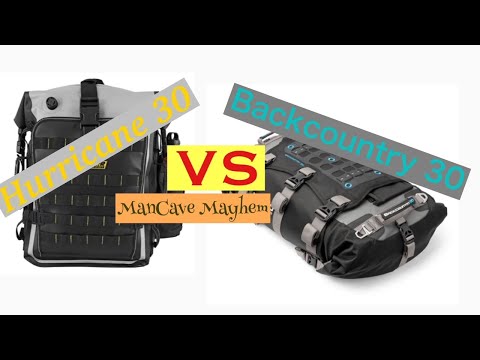 Comparing the Mosko Moto Backcountry 30L and the Nelson Rigg Hurricane 2.0 Backpack/Tail Pack
