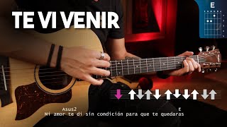 TE VI VENIR - Sin Bandera GUITARRA ACORDES | Cover Christianvib