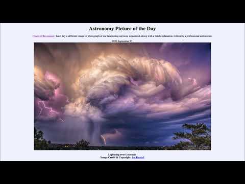 2020 September 27 - Lightning over Colorado