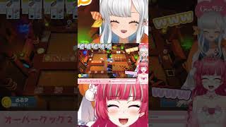 空中でトルティーヤを巻き投げ捨てるみれな【#vtuber  / Gonザレスみれな】#overcooked2  #shorts