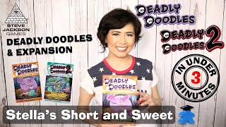 Deadly Doodles 1 and 2 Board Games - Stella's Short and Sweet