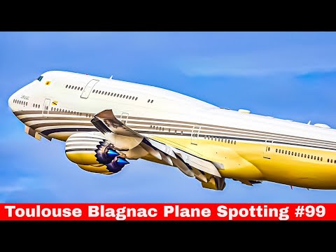 Aeroporto TOULOUSE Blagnac, Plane Spotting #99 inclui Brunei Boeing 747-8 (outubro de 2023)
