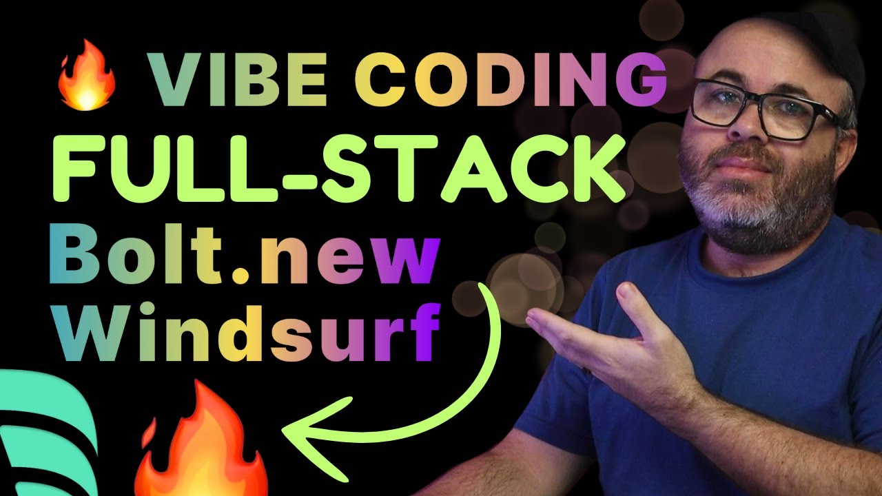 🔥VIBE CODING - Bolt.new + Windsurf = Combinação perfeita🔥