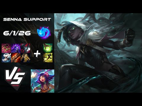 SUPPORT Senna vs Neeko - EU Grandmaster Patch 26.1