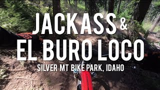 Silver Mountain Bike Park - Jackass, El Buro Loco and Chair 3 trails.