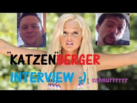 Daniela Katzenberger Interview (funny) - Sweet cat