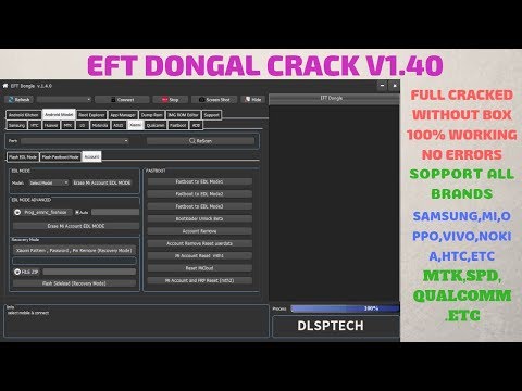 EFT Dongle Crack New V1.4.0||EFT Crack Tool New||Without Dongle 2018||EFT Box/Dongle Crack Lifetime