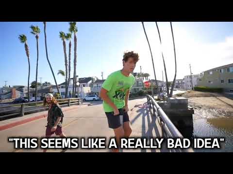 Pogo stick !!! ' This seems like a really bad idea' 😱