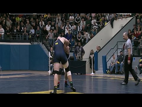 Big Ten Rewind: 2016 Wrestling - Heavyweight -Penn State's Jon Gingrich vs. Michigan's Adam Coon