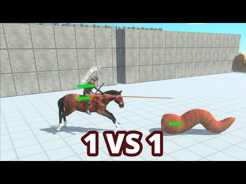 Ancient Human vs Giant Invertebrates || Tournament 1 VS 1 || Animal Revolt  Battle Simulator