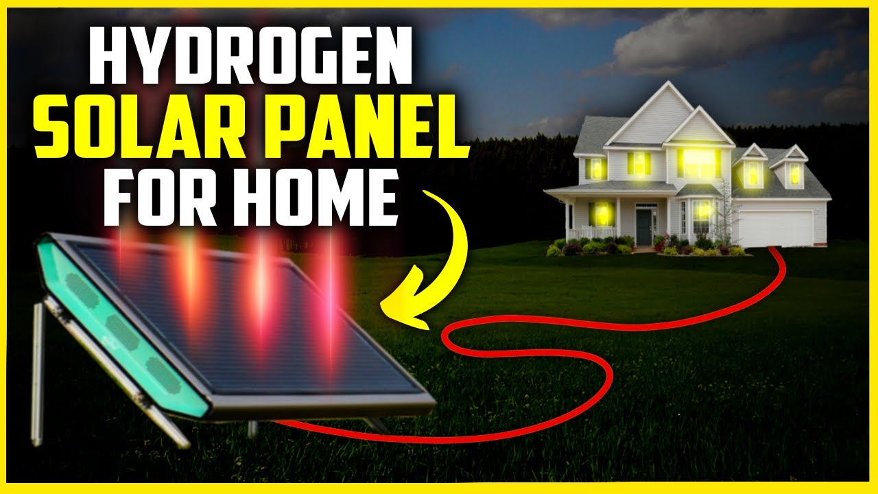 NEW Solar Panel Produces Cheap Green Hydrogen at Home | BREAKTHROUGH!