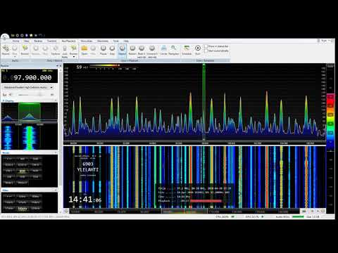 LimeSDR mini, first FM-band test