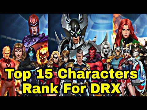 Best 15 Characters Rank For DRX | Danger Room Extreme Top Characters Guide - Marvel Future Fight