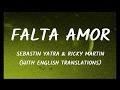 Sebastián Yatra Ricky Martin Falta A