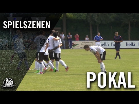 SV Halstenbek-Rellingen - Wedeler TSV (1. Runde, Pokal der 1. Herren 2016/2017) - Spielszenen