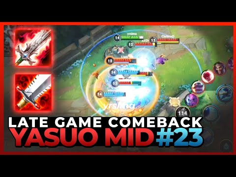 LATE GAME IS TOO HARD FOR YASUO | YASUO VS EVELYNN - Wild Rift @yrslma