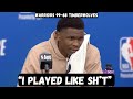Anthony Edwards TOOK IT PERSONAL After Loss Post Game Interview Warriors Vs Timberwolves Game 1