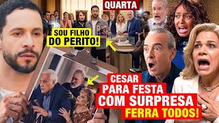 QUEM AMA CUIDA - Capítulo de hoje 16/09 QUARTA - César AJUDA ADRIANA NA FESTA com LAUDO VERDADEIRO!