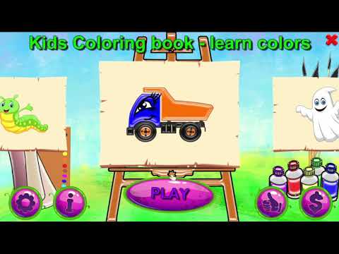 Kids Coloring book learn color