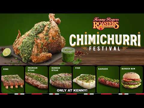 Desfrute de um retorno épico com o Festival Chimichurri de Kenny Rogers Roasters!