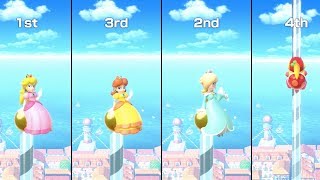 Super Mario Party - All Skill Minigames (Peach Gam