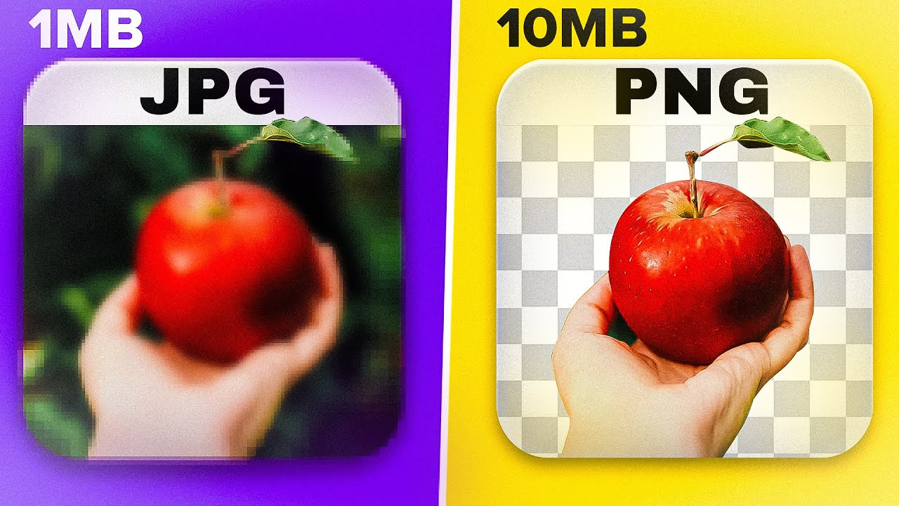 ¿Que Diferencia a un PNG de un JPG?