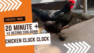 🕒 20 Min Chicken Timer: Carlotta Swims + Chill Jazz Piano 🐔🎶