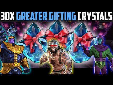 30X Greater Gifting Crystals - 300$ WORTH!! - Marvel Contest of Champions