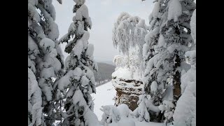 preview picture of video 'Ветлан зимой. Будьте осторожны на спуске и подъёме.'