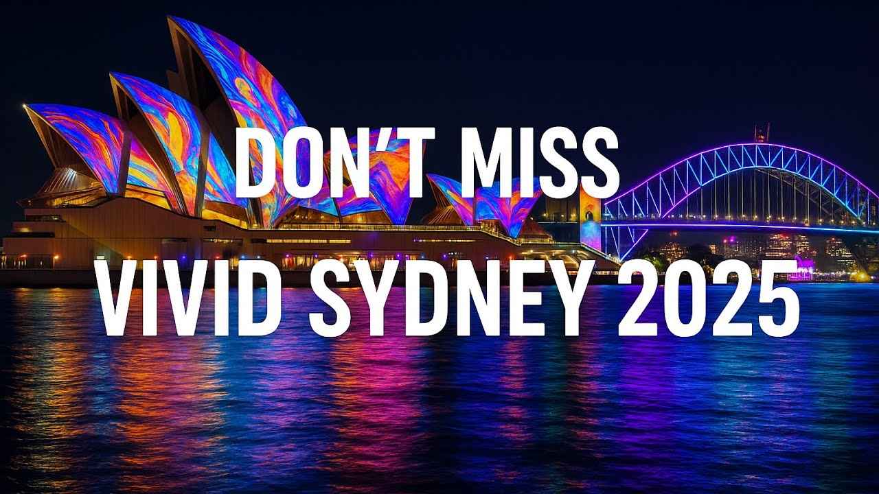 A visitor experiences Vivid Sydney Festival in this captivating tour.