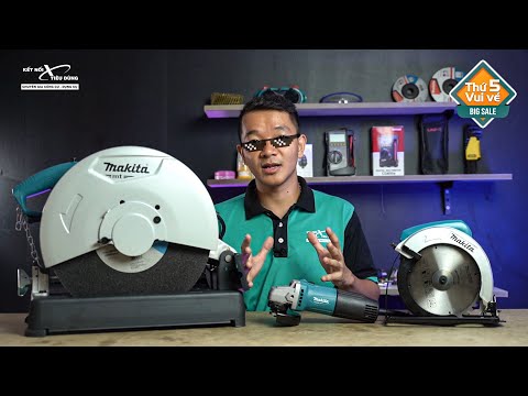 Makita Metalo pjovimo staklės M2401, 355x25,4 mm, 102x194 mm, 2000 W video